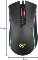 ⁦HAVIT GAMENOTE MS1001 7 Buttons RGB BACKLIT Gaming Mouse - 7200Dpi⁩ - الصورة ⁦3⁩