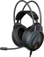 ⁦DM T710 RGB 7.1 USB Gaming Headset with Microphone⁩ - الصورة ⁦3⁩