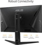 ASUS TUF Gaming 27” 1440P Monitor (VG27AQL3A) - QHD (2560 x 1440), 180Hz, 1ms, Fast IPS, Extreme Low Motion Blur SYNC, G-SYNC Compatible, Freesync Premium, 130% sRGB, DisplayHDR 400 - Image 3