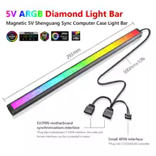 Sa7035143626942bea4d374b6dada835aa.jpg_220x220q75.jpg_ COOLMOON Led diamond Crystal Stripe 12V - الصورة 1