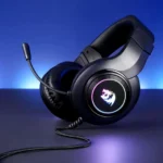 ⁦Redragon H260 RGB Wired Gaming Headset - Black⁩ - الصورة ⁦4⁩