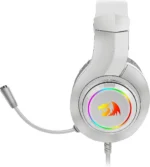 Redragon H260 Hylas RGB White, Gaming Headphones with Microphone, Circumaural Pads - Image 3