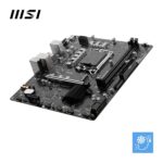 ⁦MSI PRO B760M-E DDR4 Motherboard, Micro-ATX - Supports Intel 14th, 13th & 12th Gen Core Processors, LGA 1700 - DDR4 Memory Boost 4800+MHz/OC, PCIe 4.0 x16 Slot, M.2 Gen4 Slot⁩ - الصورة ⁦2⁩