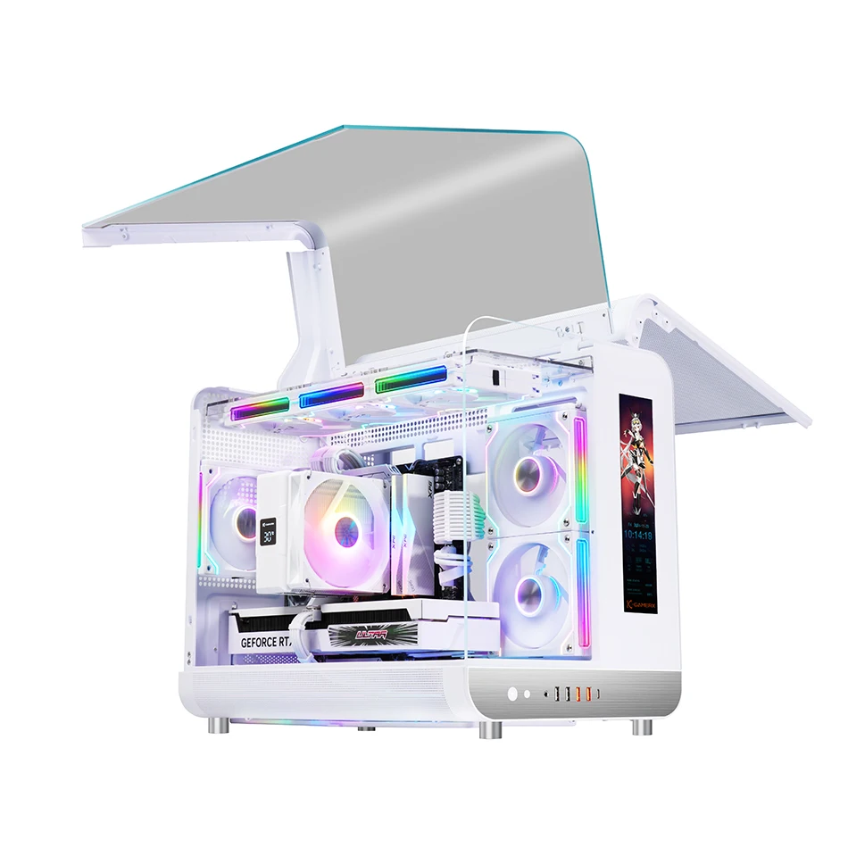 S5acd8afb800b4209bd173341d86308b69 PowerTrain X-GAMERX Phantom Wings LCD Edition white - الصورة 1
