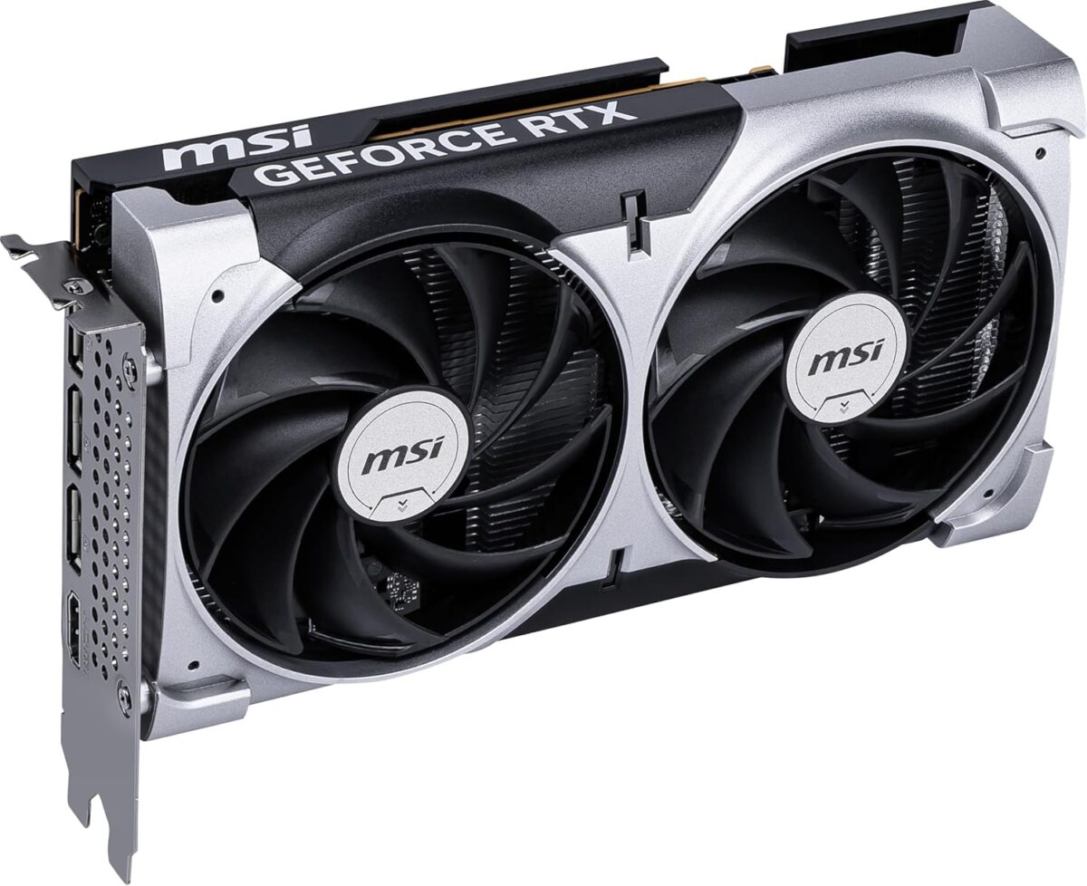 ⁦MSI Gaming RTX 5060 8G Ventus 2X OC Graphics Card (8GB GDDR7,128-bit, Extreme Performance: 2535 MHz, DisplayPort x3 2.1a, HDMI 2.1b, NVIDIA Blackwell Architecture)⁩ - الصورة ⁦2⁩