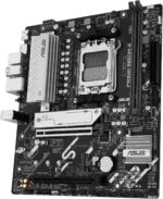 ⁦ASUS Prime B850M-K Gaming Motherboard Socket AMD AM5 (Ryzen 9000, DDR5 Memory, 2X M.2, PCIe 5.0, BIOS Flashback, Aura Sync)⁩ - الصورة ⁦4⁩