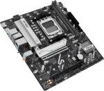 ⁦ASUS Prime B850M-K Gaming Motherboard Socket AMD AM5 (Ryzen 9000, DDR5 Memory, 2X M.2, PCIe 5.0, BIOS Flashback, Aura Sync)⁩ - الصورة ⁦7⁩