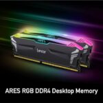⁦Lexar Ares 16GB 3600MHz (2x8) RGB DDR4 RAM⁩ - الصورة ⁦3⁩