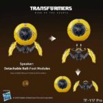 ⁦Transformers TF‑Y17 Pro Wireless Speaker (Yellow)⁩ - الصورة ⁦3⁩