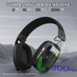 ATTACK SHARK L90 Foldable RGB Ultra-Light Tri-Mode Gaming Headset - Image 3