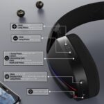 ⁦ATTACK SHARK L90 Foldable RGB Ultra-Light Tri-Mode Gaming Headset⁩ - الصورة ⁦7⁩