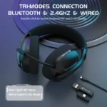 ATTACK SHARK L80 Ultra-Light Tri-Mode Gaming Headset - Image 2