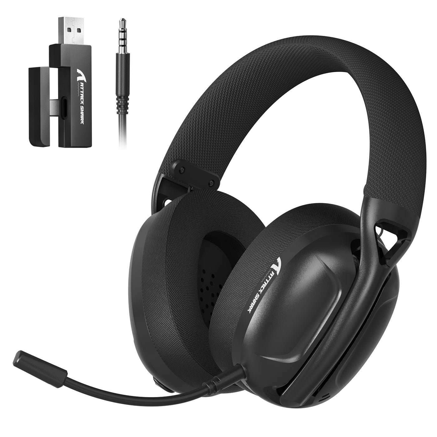 2026/04/1001058898.jpg ATTACK SHARK L80 Ultra-Light Tri-Mode Gaming Headset - الصورة 1