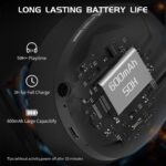 ⁦ATTACK SHARK L80 Ultra-Light Tri-Mode Gaming Headset⁩ - الصورة ⁦3⁩