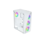 ⁦Sama 3313 ATX Tower Gaming Case with 4x120mm ARGB Fans⁩ white - Image 2