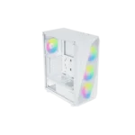 ⁦Sama 3313 ATX Tower Gaming Case with 4x120mm ARGB Fans⁩ white - Image 9