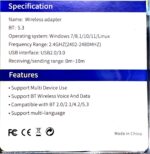 ⁦Bluetooth USB adapter 5.3V⁩ - الصورة ⁦4⁩