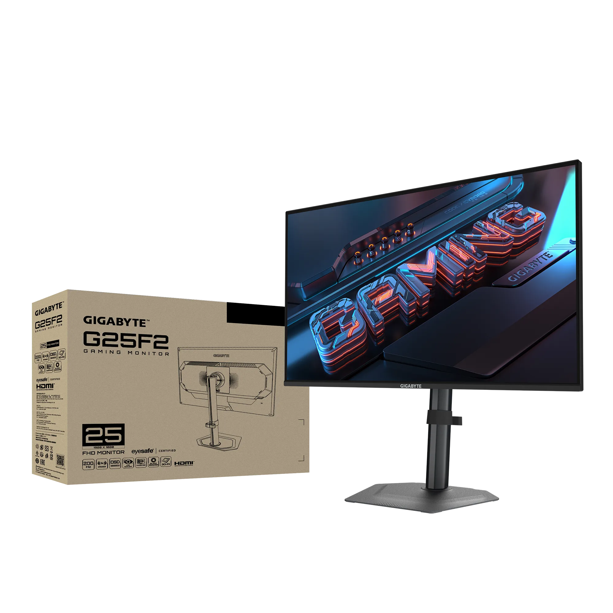 2026/05/1001070059.png GIGABYTE G25F2 25" FHD 1080X1920 1ms 200Hz IPS - Image 1