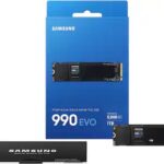 Samsung - 990 EVO SSD 1TB Internal SSD PCIe Gen 4x4 | Gen 5x2 M.2 2280, Speeds Up to 5,000MB/s