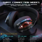 ATTACK SHARK L60 Ultra-Light Tri-Mode Gaming Headset Black - Image 7