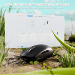 ⁦⁦ATTACK SHARK G3 Tri-mode Wireless Gaming Mouse 25000 DPI Ultra Lightweight black⁩ - الصورة ⁦6⁩