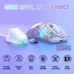 ⁦ATTACK SHARK X2PRO Wireless Gaming Mouse with Charging Dock White⁩ - الصورة ⁦5⁩