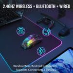 ⁦⁦ATTACK SHARK X2PRO Wireless Gaming Mouse with Charging Dock black⁩ - الصورة ⁦4⁩