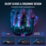⁦⁦ATTACK SHARK X2PRO Wireless Gaming Mouse with Charging Dock black⁩ - الصورة ⁦9⁩