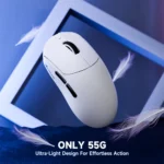 ATTACK SHARK X8PRO Ultra-Light Wireless Gaming Mouse & C06ULTRA Cable white - Image 3