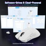 ⁦ATTACK SHARK X11SE Wireless Gaming Mouse white⁩ - الصورة ⁦8⁩