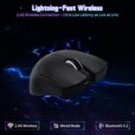⁦⁦ATTACK SHARK X11SE Wireless Gaming Mouse Black ⁩⁩ - الصورة ⁦3⁩