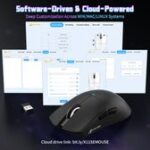 ⁦⁦ATTACK SHARK X11SE Wireless Gaming Mouse Black ⁩⁩ - الصورة ⁦6⁩