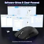 ⁦ATTACK SHARK X11SE Wireless Gaming Mouse Black ⁩ - Image 6
