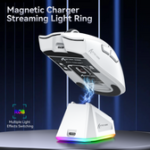 ⁦ATTACK SHARK X11 Wireless Gaming Mouse with Charging Dock White⁩ - الصورة ⁦6⁩