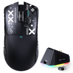 ⁦ATTACK SHARK X11 Wireless Gaming Mouse with Charging Dock black⁩