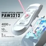 ⁦ATTACK SHARK X5 Wireless Gaming Mouse White - Image 3