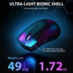 ⁦⁦⁦ATTACK SHARK X5 Wireless Gaming Mouse black⁩ - الصورة ⁦4⁩