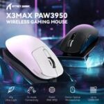 ⁦l ⁦ATTACK SHARK X3MAX PAW3950 Wireless Gaming Mouse white⁩ - الصورة ⁦5⁩