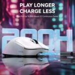 ⁦l ⁦ATTACK SHARK X3MAX PAW3950 Wireless Gaming Mouse white⁩ - الصورة ⁦4⁩