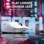 l ⁦ATTACK SHARK X3MAX PAW3950 Wireless Gaming Mouse white - Image 4
