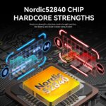 ⁦⁦ATTACK SHARK R6 Ultralight 39g Wireless 8K PAW3950MAX Gaming Mouse White⁩ - الصورة ⁦5⁩
