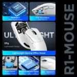 ⁦⁦ATTACK SHARK R1 Wireless Gaming Mouse black⁩ - الصورة ⁦7⁩