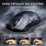 ⁦ATTACK SHARK R11 ULTRA Carbon Fiber Wireless 8K PAW3950MAX Gaming Mouse Black⁩ - الصورة ⁦7⁩