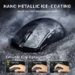 ATTACK SHARK R11 ULTRA Carbon Fiber Wireless 8K PAW3950MAX Gaming Mouse Black - Image 7