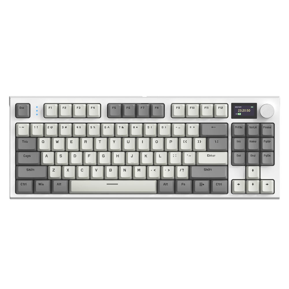 2026/05/9528.jpg ATTACK SHARK K86 Wireless Mechanical Keyboard white - الصورة 1