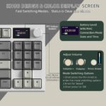 ⁦ATTACK SHARK K86 Wireless Mechanical Keyboard white⁩ - الصورة ⁦8⁩