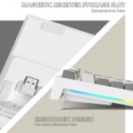 ⁦ATTACK SHARK K86 Wireless Mechanical Keyboard white⁩ - الصورة ⁦2⁩