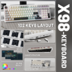 ⁦ATTACK SHARK X98 Full-size Wireless Mechanical Keyboard⁩ - الصورة ⁦6⁩