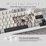 ⁦ATTACK SHARK X98 Full-size Wireless Mechanical Keyboard⁩ - الصورة ⁦3⁩