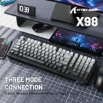 ⁦ATTACK SHARK X98 Full-size  Wireless Mechanical Keyboard⁩ Black - Image 6